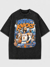 Nova Knicks oversized graphic t-shirt with vintage design