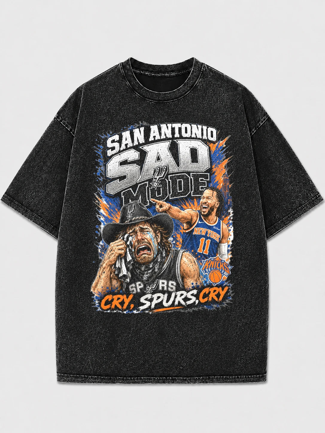 Vintage graphic tee featuring San Antonio Spurs design