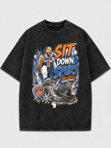 Vintage graphic basketball tee with bold print and relaxed fit