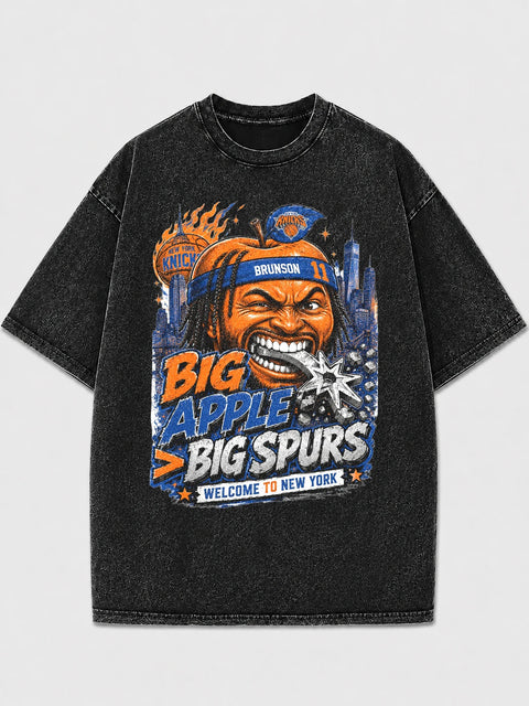 Vintage Big Apple graphic tee with bold design and relaxed fit