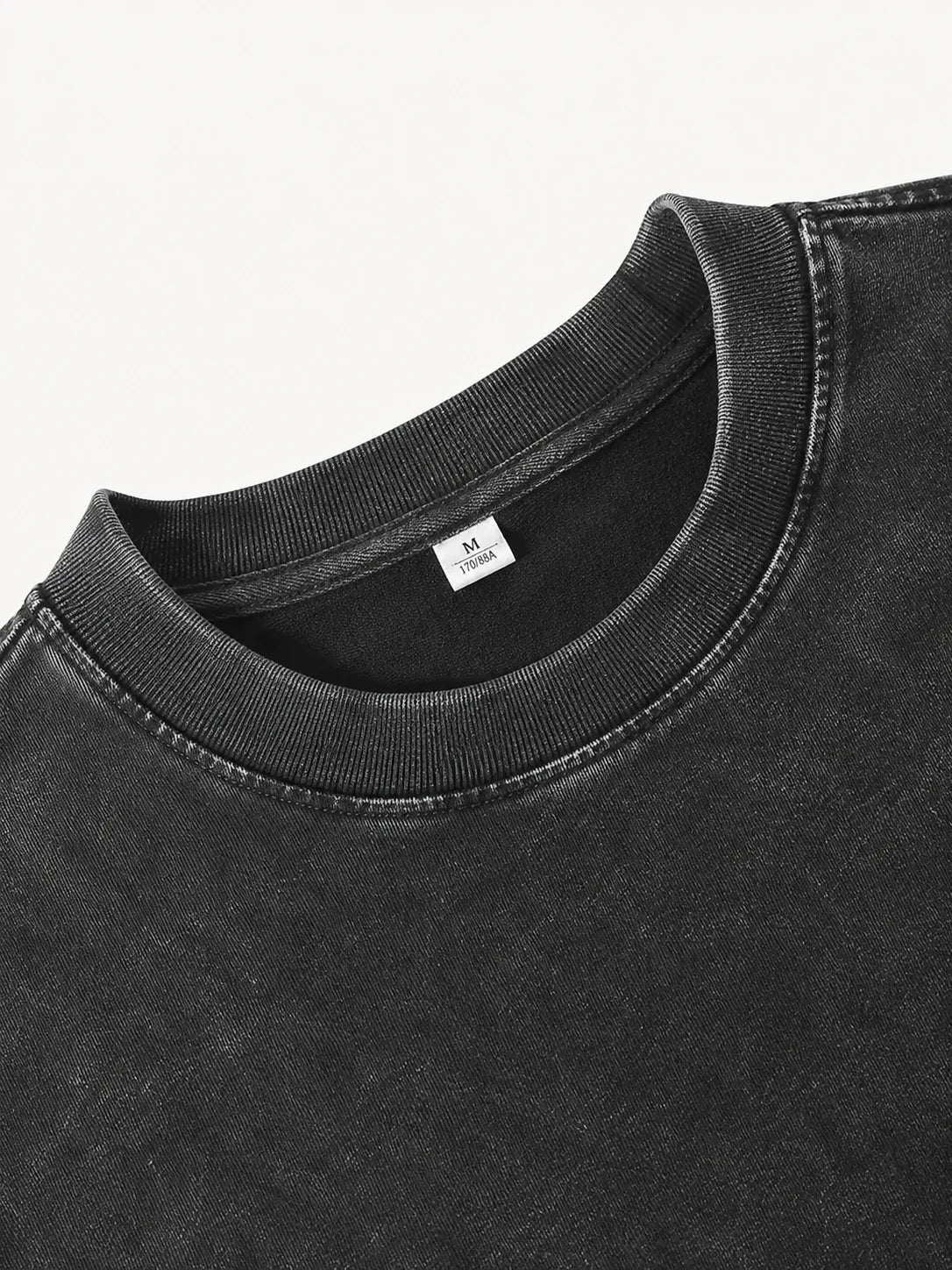 Faded black graphic tee featuring Wemby basketball design