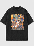 Vintage NYC basketball graphic t-shirt with oversized fit