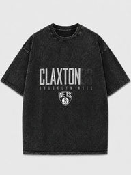 Brooklyn Nets Claxton Graphic Tee in black with graphic design