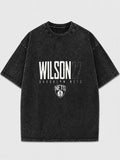 Brooklyn Nets Wilson oversized t-shirt with vintage wash and bold graphics