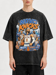 Nova Knicks oversized graphic t-shirt with vintage design