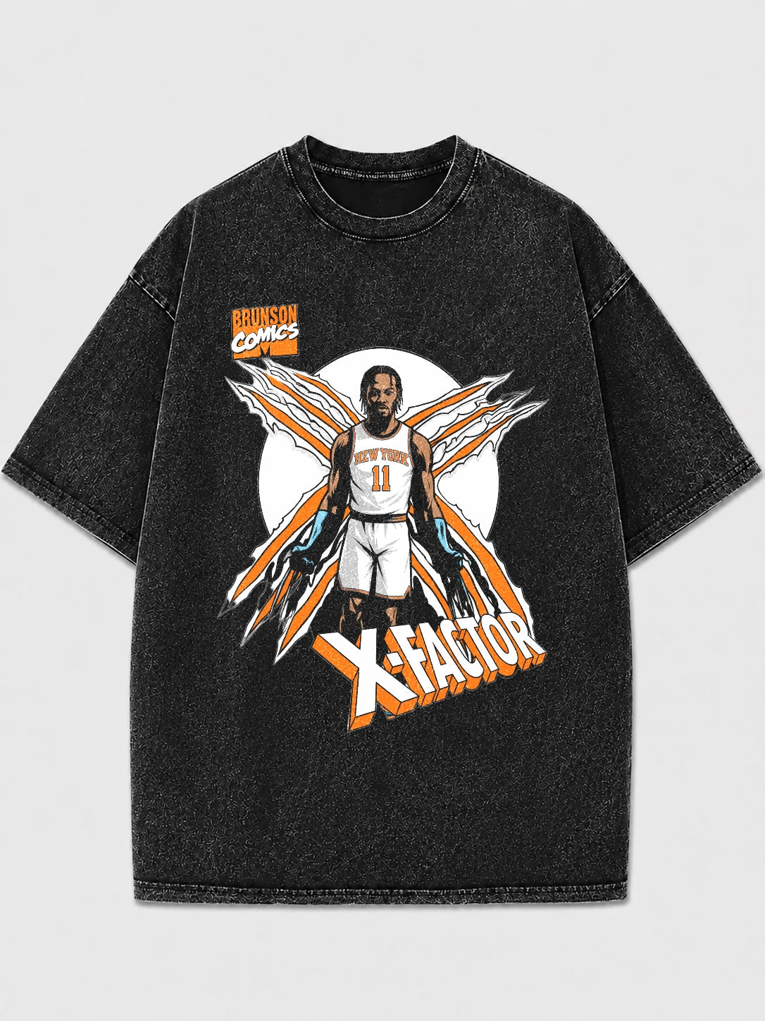 X-Factor Graphic Tee with oversized fit and bold print