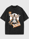 X-Factor Graphic Tee with oversized fit and bold print