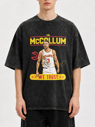 Vintage graphic tee featuring an Atlanta design with bold colors.