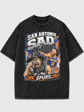 Vintage graphic tee featuring San Antonio Spurs design