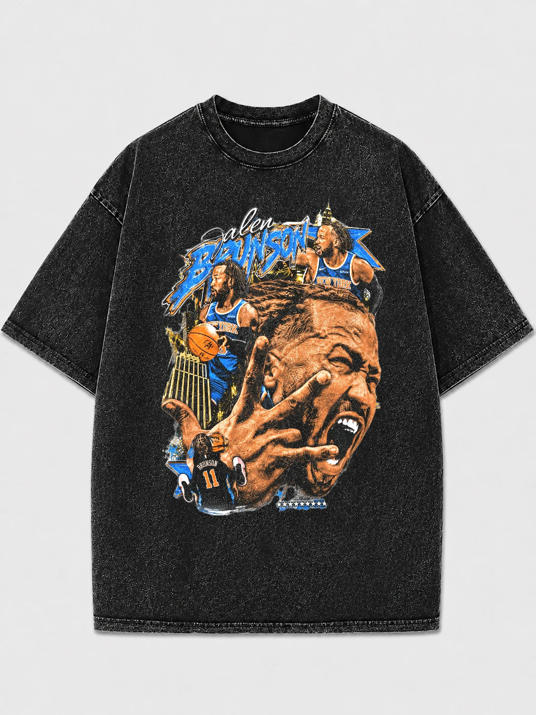 Vintage graphic tee with bold design featuring a dynamic print