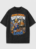 Bing Bong Brunson graphic tee with bold basketball design