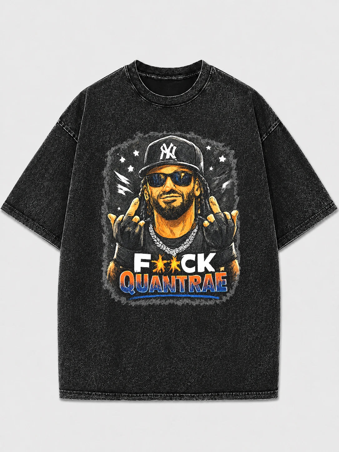 Graphic oversized t-shirt with vintage design and bold print