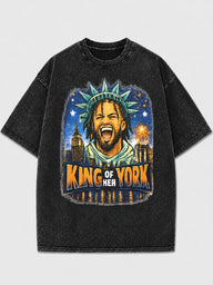 Vintage graphic tee with King of New York design