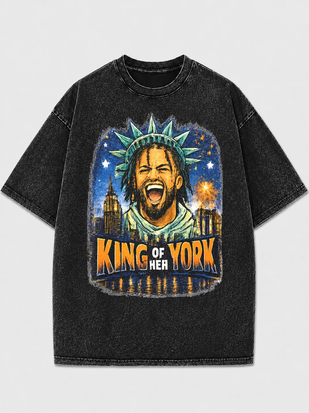 Vintage graphic tee with King of New York design