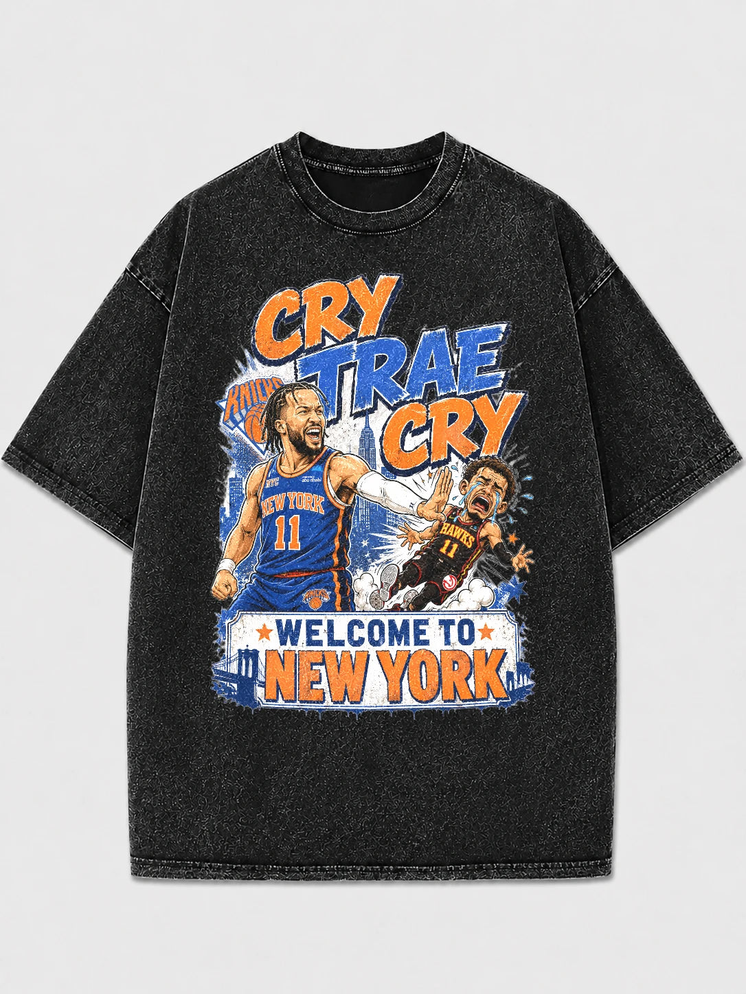 Vintage graphic tee with 'Welcome to New York' design
